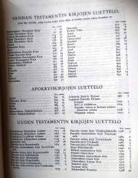 Perheraamattu (1939, käännös 1938, sis. apokryfikirjat)