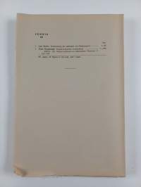 Fennia 62 : Entwicklung des südlichen Vor-Päijännesees ; Kaakkois-Suomen tuulisuhteet (lukematon)