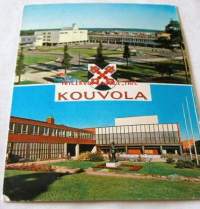 postikortti   kouvola   rautatieasema-ja postitalo