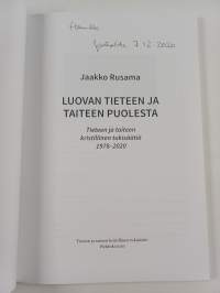 Luovan tieteen ja taiteen puolesta : tieteen ja taiteen kristillinen tukisäätiö 1978-2020 (signeerattu, tekijän omiste)
