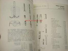 Borros Company Ltd Geotechnical equipment catalog 1972 -geoteknisten työkalujen ja varusteiden luettelo