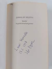 Jumalan selitys : jumala kognitiivisena kategoriana (signeerattu, tekijän omiste)