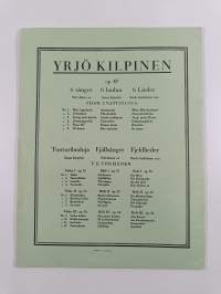 Lauluja V.A. Koskenniemen runoihin