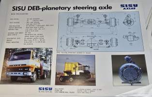 Sisu deb-planetary steering axle esite