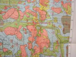 Seutula - Maaperäkartta 1 : 20 000 1953 -kartta