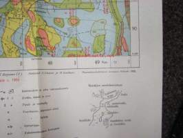 Seutula - Maaperäkartta 1 : 20 000 1953 -kartta