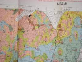 Seutula - Maataloudellinen maaperäkartta 1 : 20 000 1962 -kartta