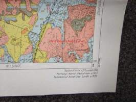 Hyrylä - maaperäkartta / pitäjänkartta 1 : 20 000 1948? -kartta