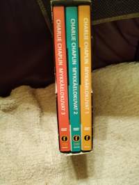 DVD. CHARLIE CHAPLIN , MYKKÄELOKUVAT 1-3, The great Hollywood classics