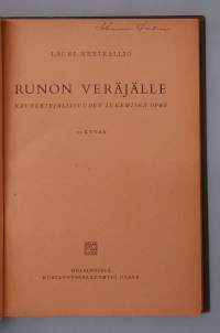 Runon veräjälle. ( Opaskirjat, lukeminen )