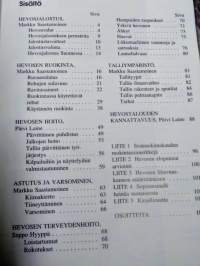 Hevosen kasvatus, ruokinta ja hoito