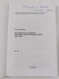 Huumorintaju ja terveys itäsuomalaisten poliisien työssä 1995-1998 (signeerattu, tekijän omiste)