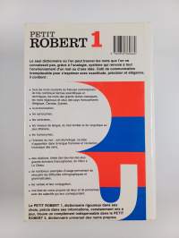 Le petit Robert 1 : Dictionnaire alphabétique et analogique de la langue française