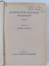 Auringonnousun maahan (signeerattu)