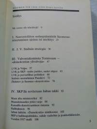 Suomen tie 1944 - 1948.  Miksi siitä ei tullut kansandemokratiaa