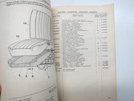 Skoda 100, 100L, 110L (de Luxe) 1970-1971 Seznam Nahradnich Dilu - List of Spare Parts - Catalogue des Åieces Détachees - Ersatzteile Katalog -varaosaluettelo