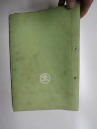 Skoda 100, 100L, 110L (de Luxe) 1970-1971 Seznam Nahradnich Dilu - List of Spare Parts - Catalogue des Åieces Détachees - Ersatzteile Katalog -varaosaluettelo