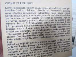 Vauumipakattu Korttipeli ÄPY -teekkarien vappujulkaisu, pelikortit, täysi sarja + sääntökortit + varakortti