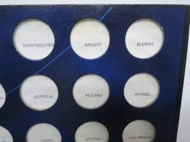 Shell Lentävä maailma -keräilykolikkosarjan tyhjä alusta, käyttämätön