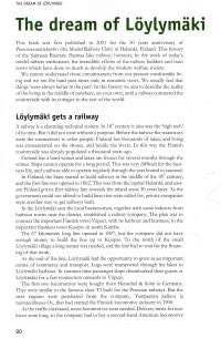 Saimaan Rautatien historia  -Unelma Löylymäestä