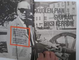 Nyrkkiposti 1969 nr 10, Hjalmar Front punakaartissa Suomessa ja Venäjän sisällisodassa upseerina, Pauli Tuominen internoituna Saksassa sota-aikana...
