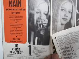 Nyrkkiposti 1969 nr 12, SA Laskuvarjomiehet, Mattijuhani Koponen - Otin LSD:tä - en suosittele, 1 000 markan ryhmäseksi-ilta Helsingin kulttuuripiireissä...