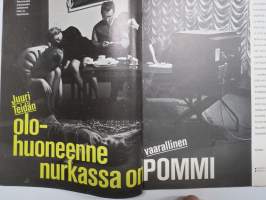 Nyrkkiposti 1968 nr 12, Hypnoosi TV:n avulla, Olliver Hawk - Olavi Hakasalo - Haukkalinnan luostari - Menetin lapseni, Nyrkkipostin julmat kuvat, "Helvetin Enkelit"