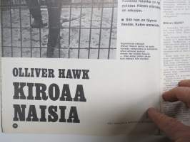 Nyrkkiposti 1968 nr 12, Hypnoosi TV:n avulla, Olliver Hawk - Olavi Hakasalo - Haukkalinnan luostari - Menetin lapseni, Nyrkkipostin julmat kuvat, "Helvetin Enkelit"