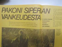 Nyrkkiposti 1969 nr 7, 15-vuotias rikosetsivä Eero Nikula, Kehäraakki Jarmo Berglöf, Seikkailija Jorma Pykäläinen, Jukka Paale Siperiassa, SS-mies Yrjö Nyystelä...