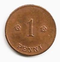 1 penni 1921