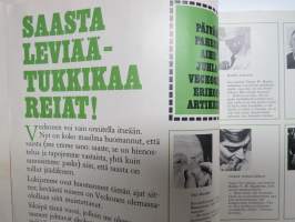 Veckonen 1970 - Avomielinen vappujulkaisu - Suuri saastajulkaisu, mm. Jykä &amp; Rike pilappiiroksia 2 sivua