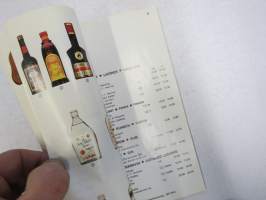 Silja Line - Hinnasto / Prislista / Pricelist 1975