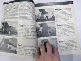 Rele 1969 joulukuu -kuluttajavalistuksellinen tekniikan tietolehti, sis. mm. seur. artikkelit / kuvat / mainokset; 10 kotikirjoituskoneen testi, Järkifarmarit,