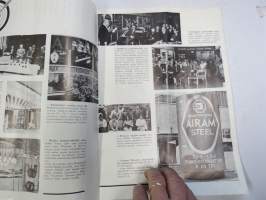 Airam Valo 1969 nr 3 -sähkö- ja valaistusalan asiakaslehti tukku- ja vähittäiskauppiaille, artikkeli mm. Tapiolan valoisa iltamaisema, Wirkkala kristallilamppumainos