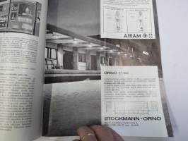 Airam Valo 1969 nr 3 -sähkö- ja valaistusalan asiakaslehti tukku- ja vähittäiskauppiaille, artikkeli mm. Tapiolan valoisa iltamaisema, Wirkkala kristallilamppumainos