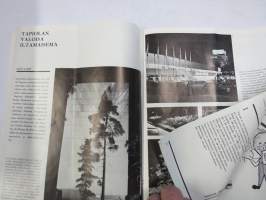Airam Valo 1969 nr 3 -sähkö- ja valaistusalan asiakaslehti tukku- ja vähittäiskauppiaille, artikkeli mm. Tapiolan valoisa iltamaisema, Wirkkala kristallilamppumainos