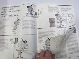 Airam Valo 1969 nr 3 -sähkö- ja valaistusalan asiakaslehti tukku- ja vähittäiskauppiaille, artikkeli mm. Tapiolan valoisa iltamaisema, Wirkkala kristallilamppumainos