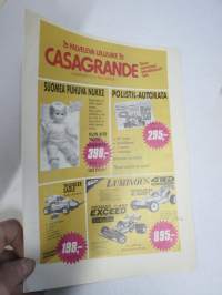 Leluliike Casagrande -mainos / myyntiesite