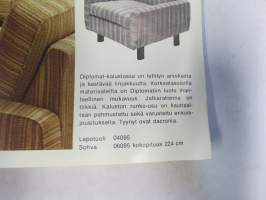 ASKO-sohvakalustot 1970 -tuoteluettelo