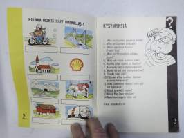 Shell Puuhakirja (lapsille automatkan ajaksi, 1970-luvulta)