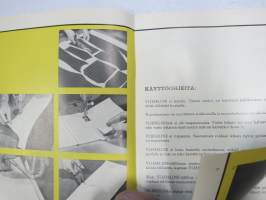 Ompele Vlieselinellä -välikangas, käyttöohje