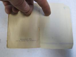 Salaperäisyyden verhossa - Karisto Oy:n "Taskutoveri" -sarjan jännityskirja nr 19