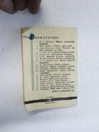 Salaperäisyyden verhossa - Karisto Oy:n "Taskutoveri" -sarjan jännityskirja nr 19