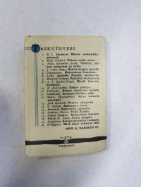 Vaaran väijyessä - Karisto Oy:n "Taskutoveri" -sarjan jännityskirja nr 13