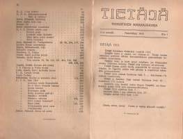 Tietäjä  -Teosofinen aikakauskirja 1-12 1915