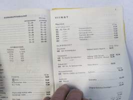 Oy Alkoholiliike Ab ALKO - Vähittäismyyntihinnasto  nr 62 1.1.1969