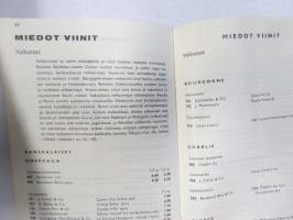 Oy Alkoholiliike Ab ALKO - Vähittäismyyntihinnasto  nr 62 1.1.1969