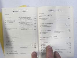 Oy Alkoholiliike Ab ALKO - Vähittäismyyntihinnasto  nr 62 1.1.1969