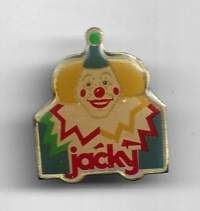 jacky -lukkoneulamerkki  rintamerkki