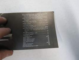 Canon Products Guide 1972 -tuoteluettelo